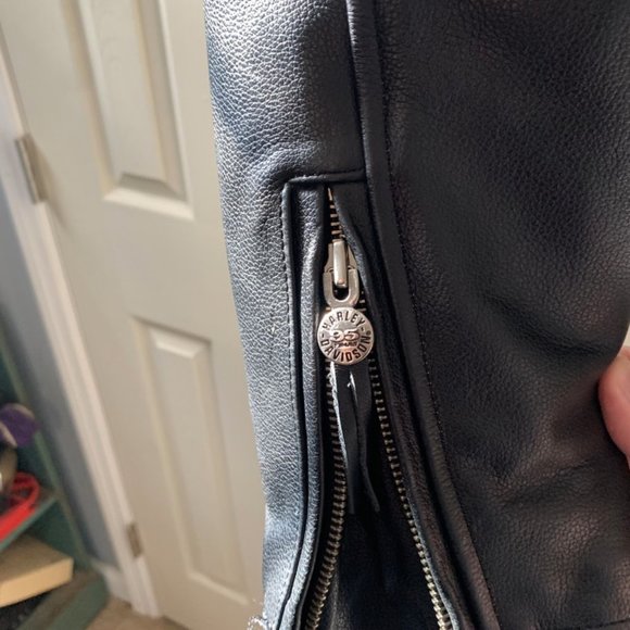 95th Anniversary Leather HD XL Riding Jacket - Picture 8 of 8